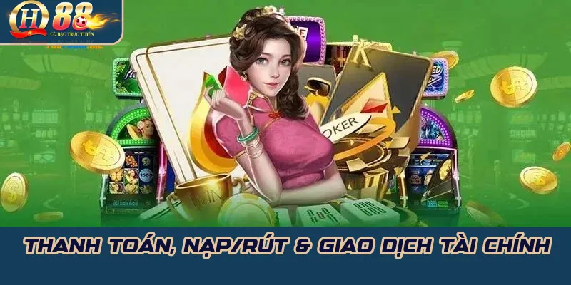 Điều Khoản Sử Dụng QH88 – Quy Tắc Trò Chơi & Trách Nhiệm 2 Thanh toán, nạp/rút & giao dịch tài chính
